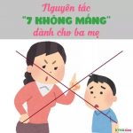 Nguyên tắc “7 không mắng” dành cho cha mẹ